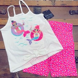 Cynthia Rowley Mermaid Summer Short and Tank Set
